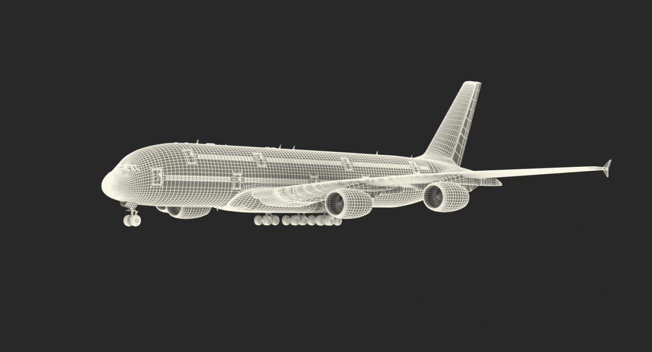 Airbus A380-1000 Air France 3D